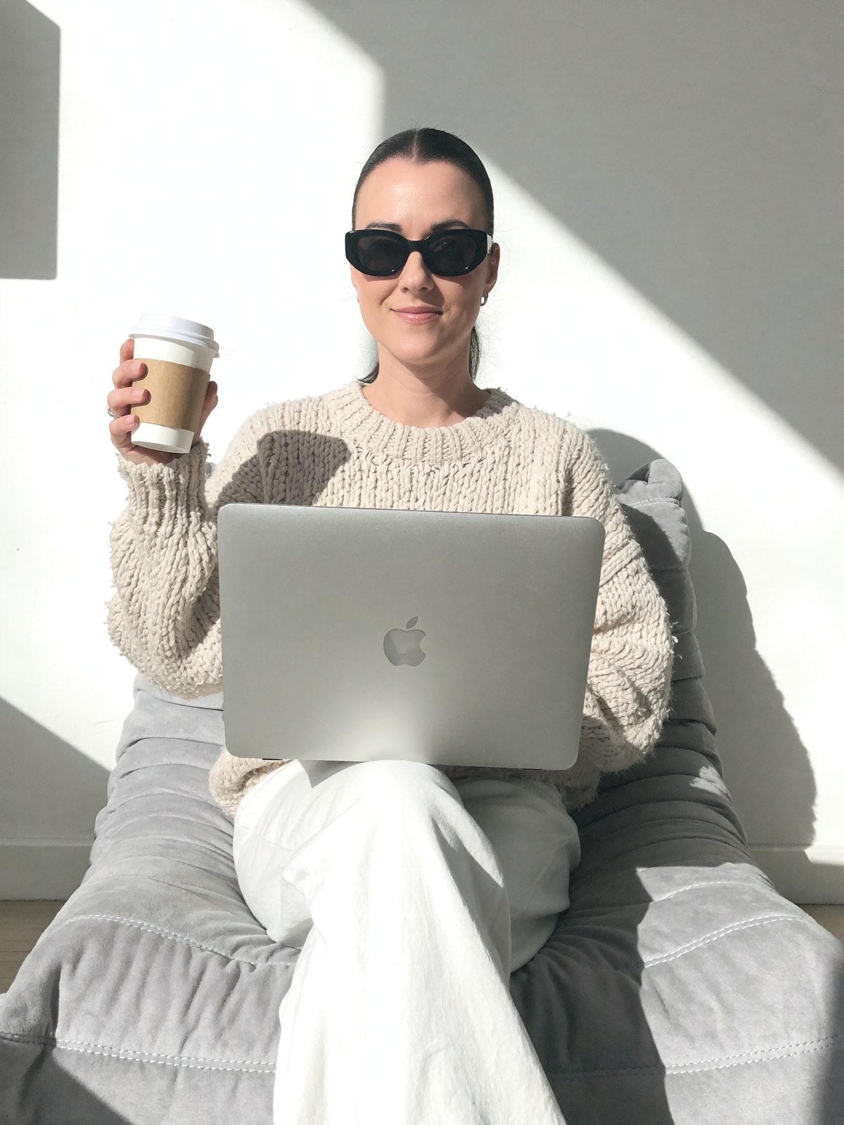 Melissa Mitchell working